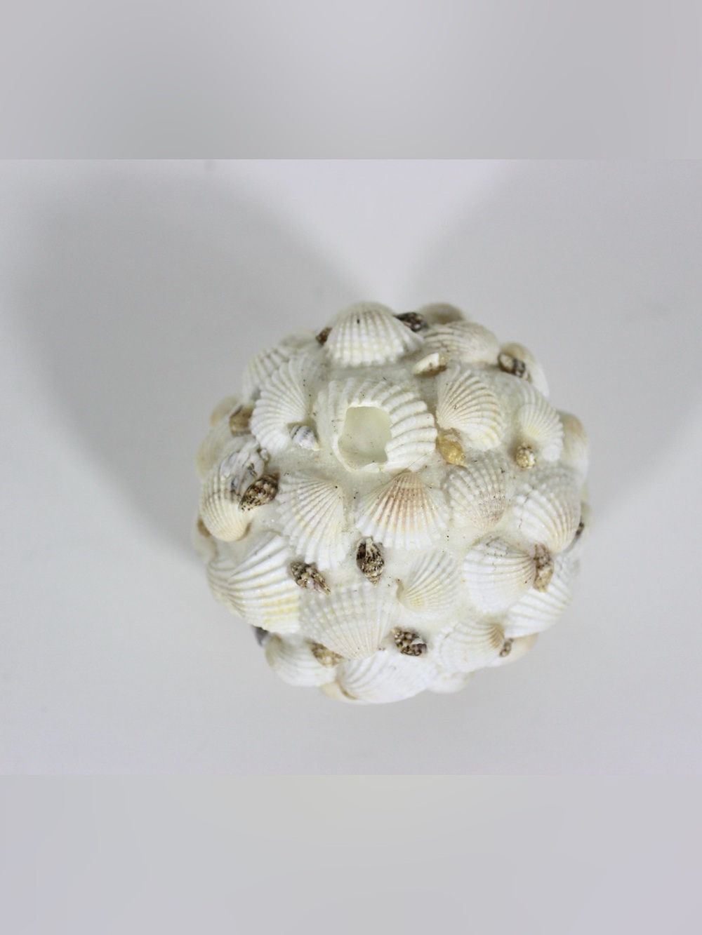 Vintage Decorative Shell Ball Sphere - Picture 5 of 5
